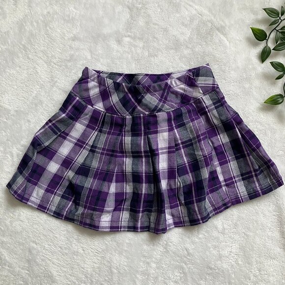 Garanimals Plaid Pleated Skort 18M | Purple Casual VGUC Toddler Skirt Shorts - Picture 11 of 14